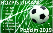 Rozpis utkání - PODZIM 2019